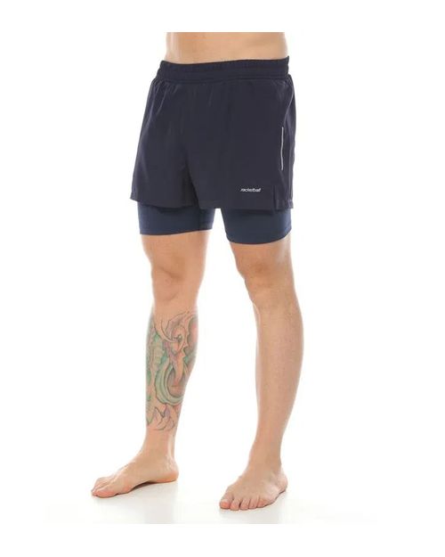 Pantaloneta Runing, Color Azul Oscuro Para Hombre