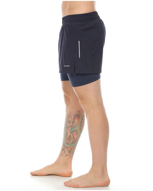 Pantaloneta Runing, Color Azul Oscuro Para Hombre