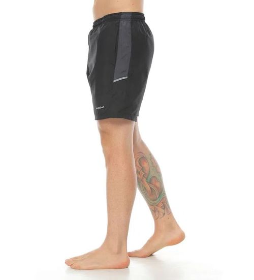 Pantaloneta Deportiva, Color Negro Para Hombre