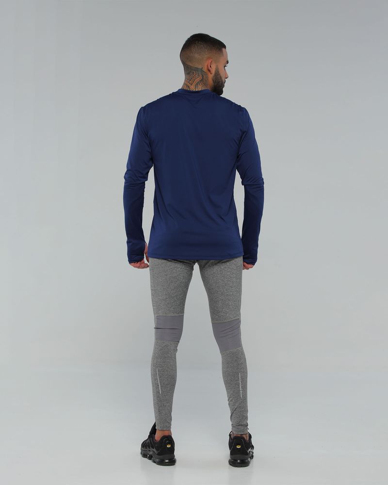 Camibuzo Protección Uv, Color Azul Oscuro Para Hombre