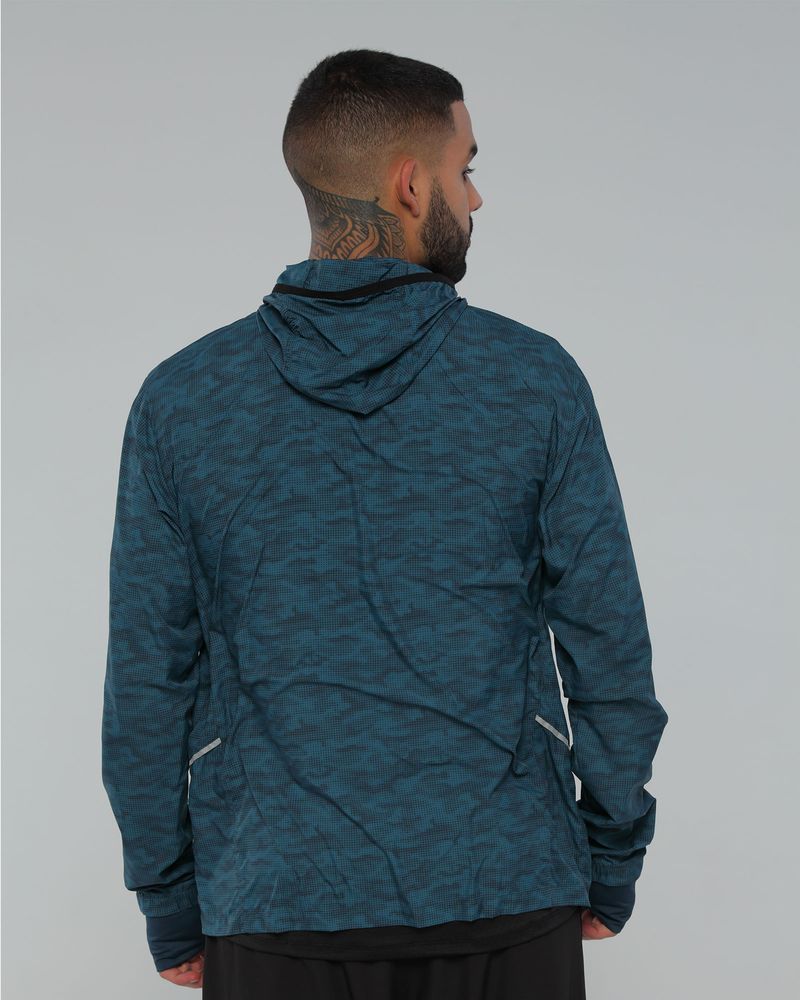 Chaqueta Hombre Tejido Plano, Color Petróleo Camu Para Hombre