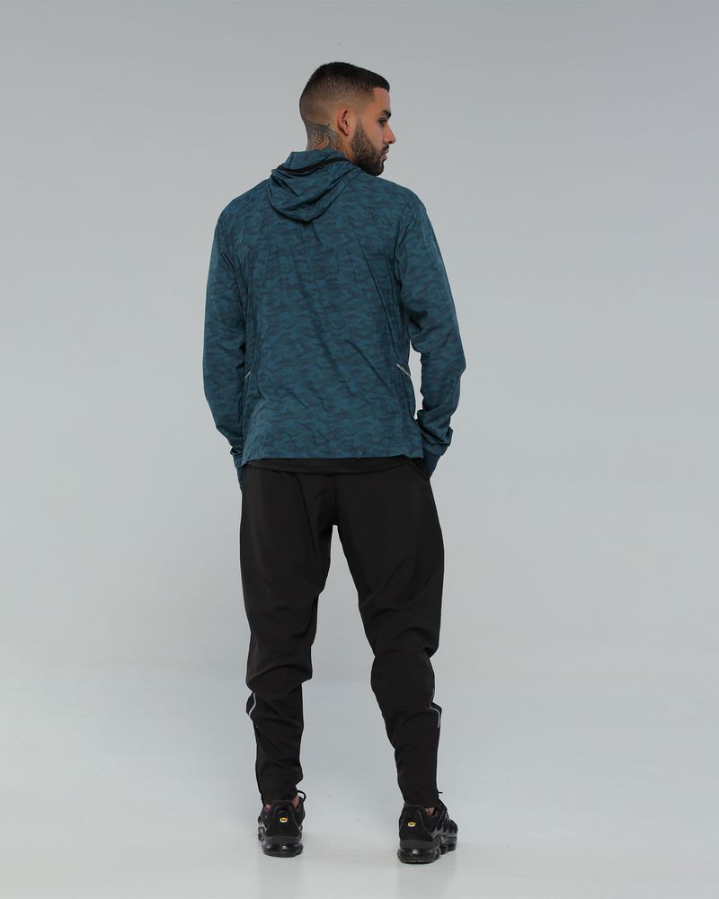 Chaqueta Hombre Tejido Plano, Color Petróleo Camu Para Hombre