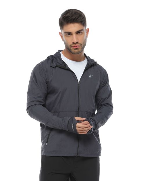 Chaqueta Hombre Tejido Plano, Color Gris Osc Para Hombre