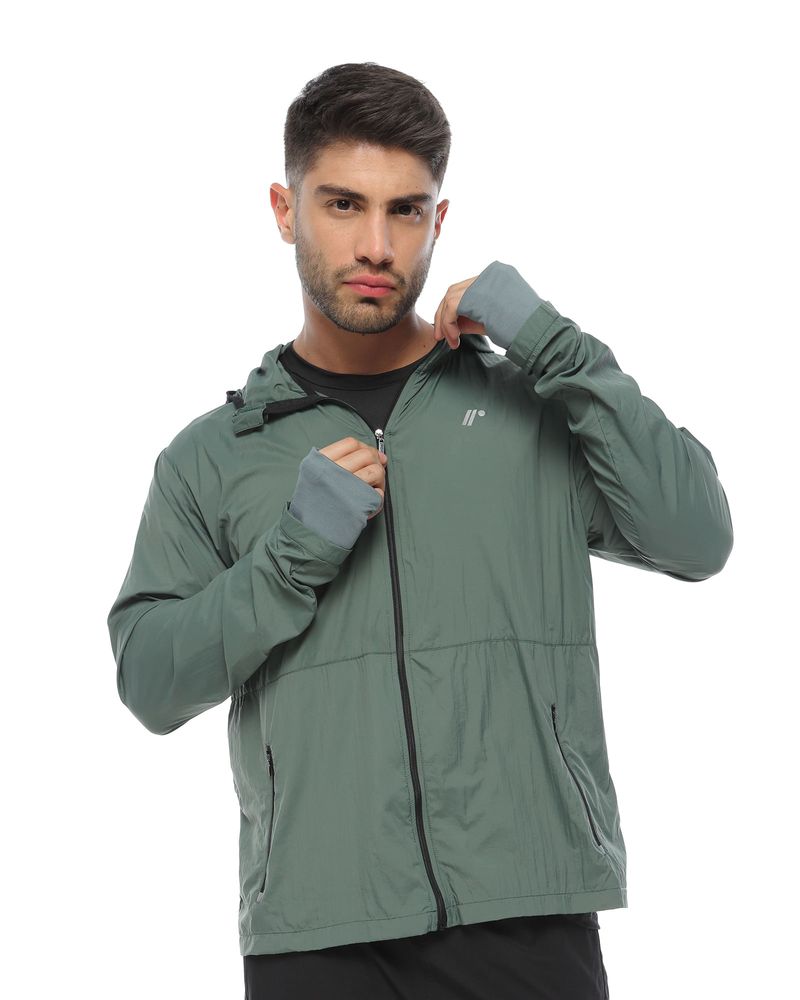 Chaqueta-Hombre-Tejido-Plano-Color-Verde-Laurel-Para-Hombre-