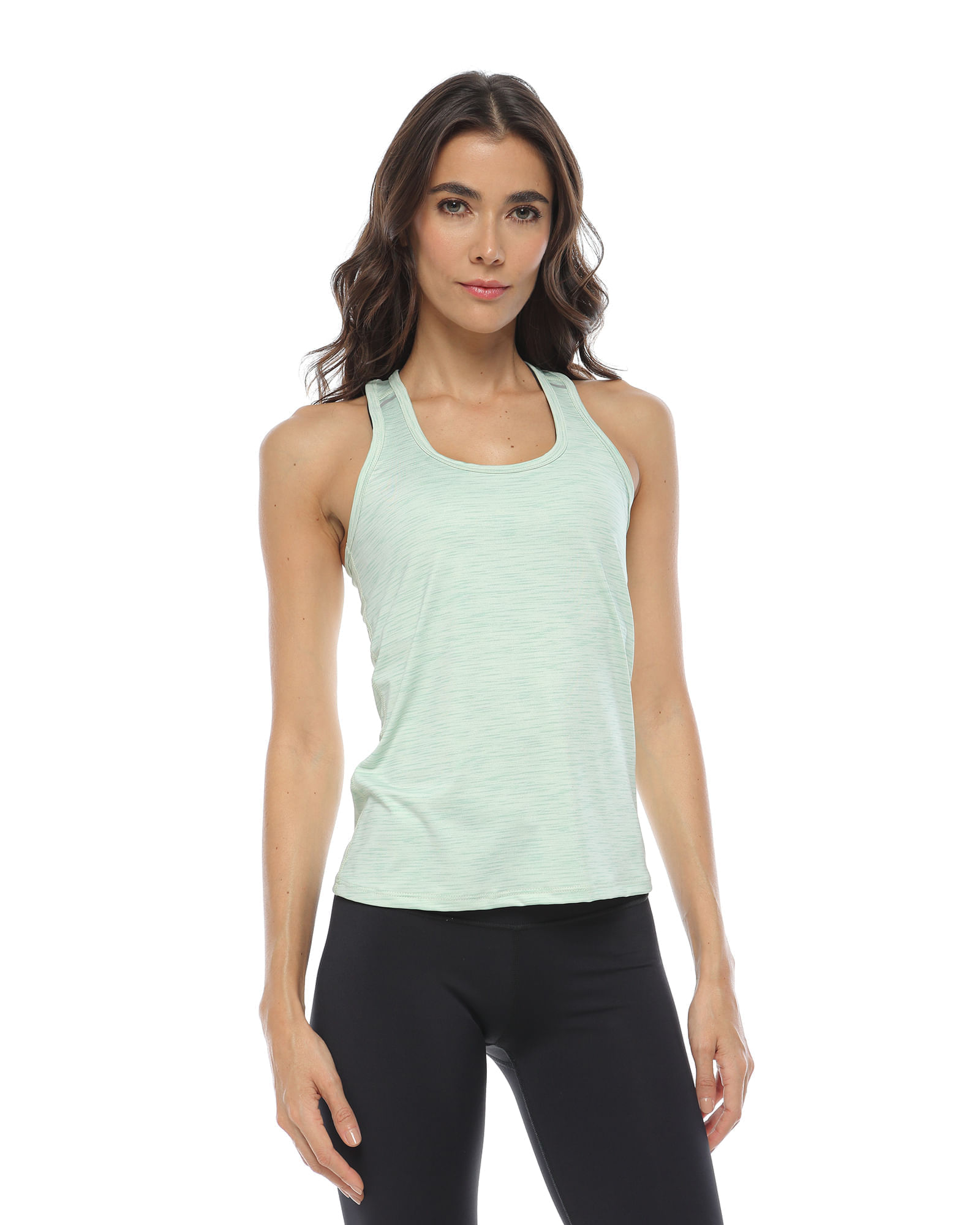 Esqueleto, Color Verde Claro Jaspe Para Mujer
