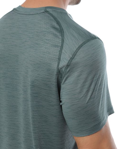 Camiseta Manga Corta, Color Verde Jasped Para Hombre