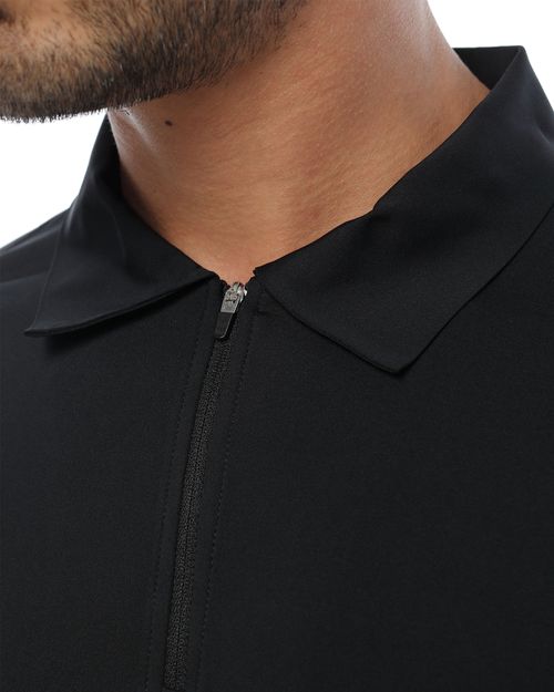 Camiseta Tipo Polo, Color Negro Para Hombre
