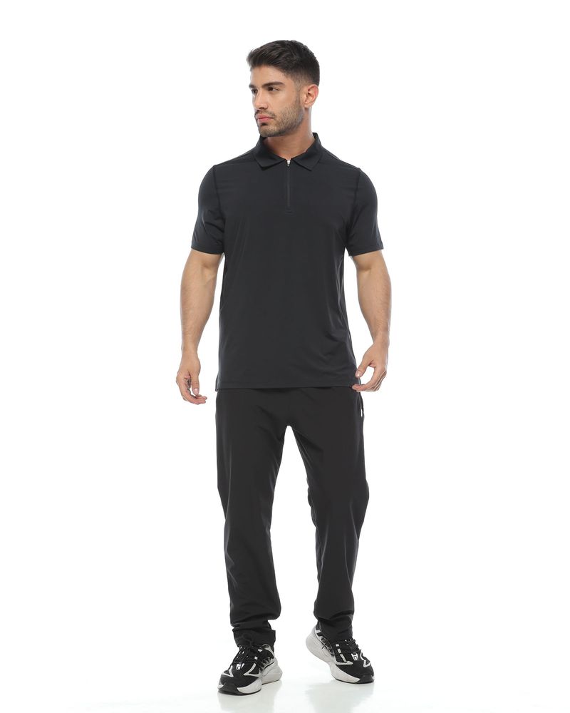 Camiseta-Tipo-Polo-Color-Negro-Para-Hombre-
