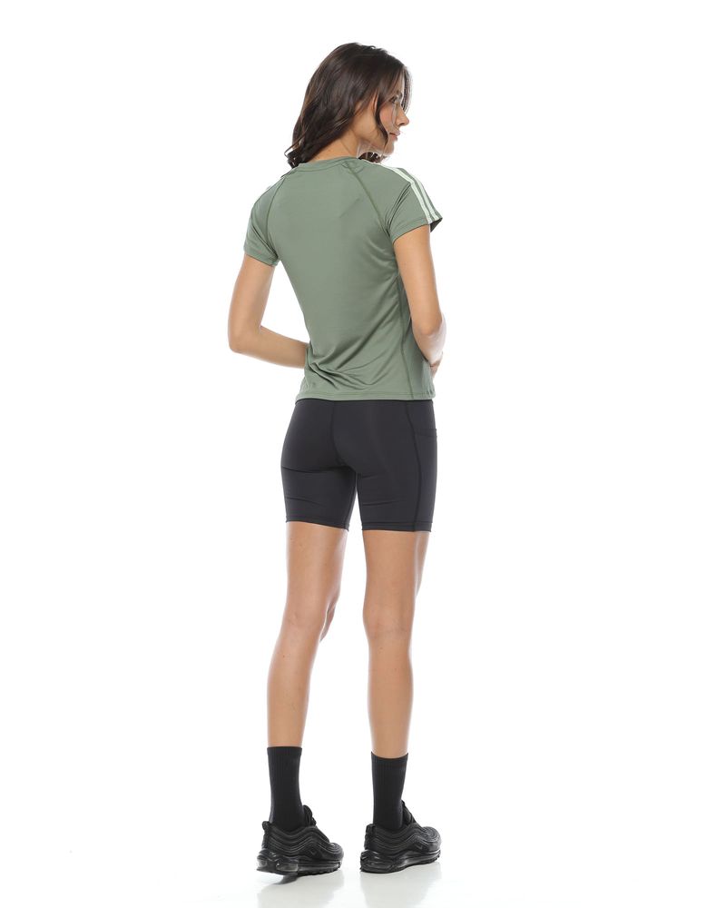 Camiseta-Cuello-V-Color-Verde-Oliva-Claro-Para-Mujer-