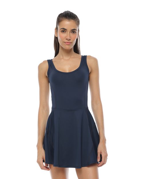 Vestido Deportivo, Color Azul Oscuro Para Mujer