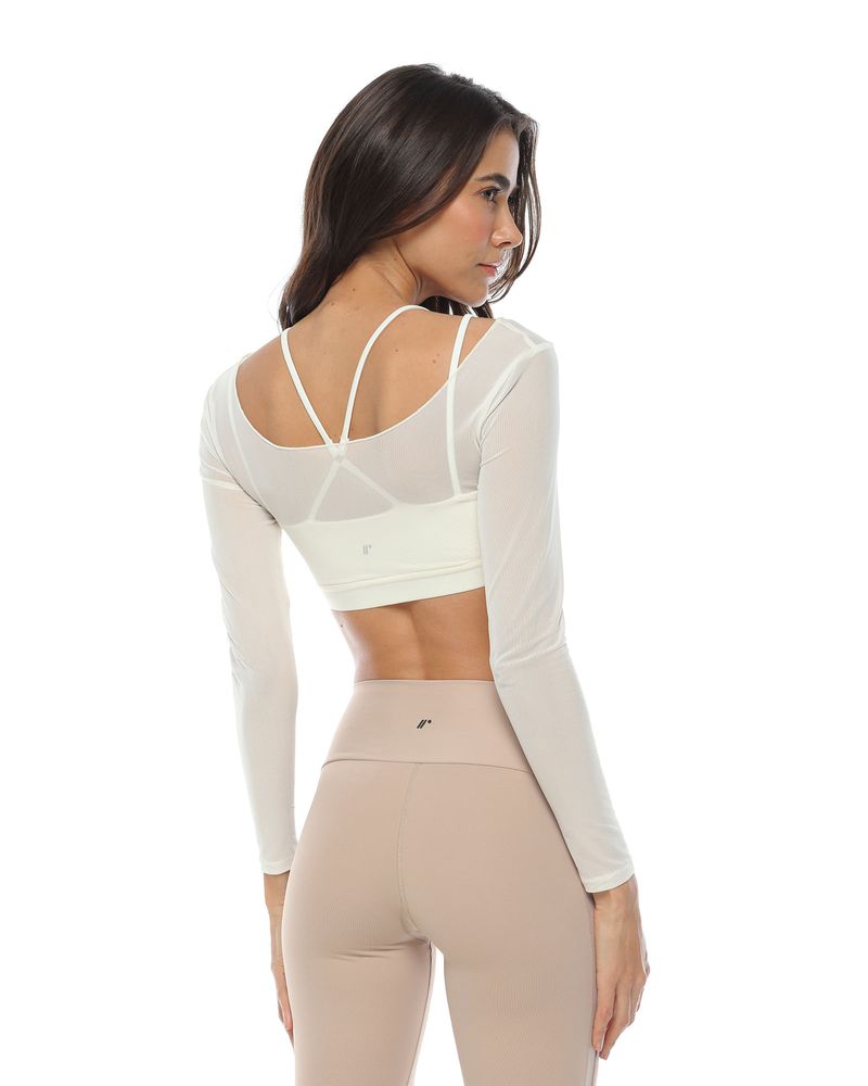 Crop-Top-En-Malla-Color-Marfil-Para-Mujer-