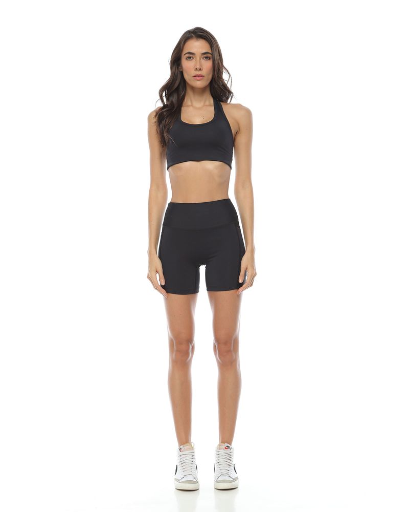 Short-Deportivo-Con-Malla-Color-Negro-Para-Mujer-
