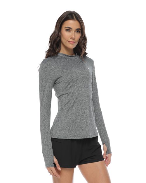 Camibuzo Protección Uv, Color Jasped Para Mujer