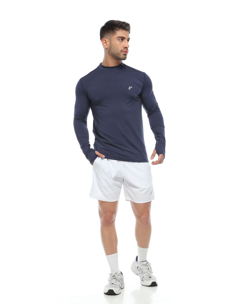 Camibuzo Protección Uv, Color Azul Profundo Para Hombre