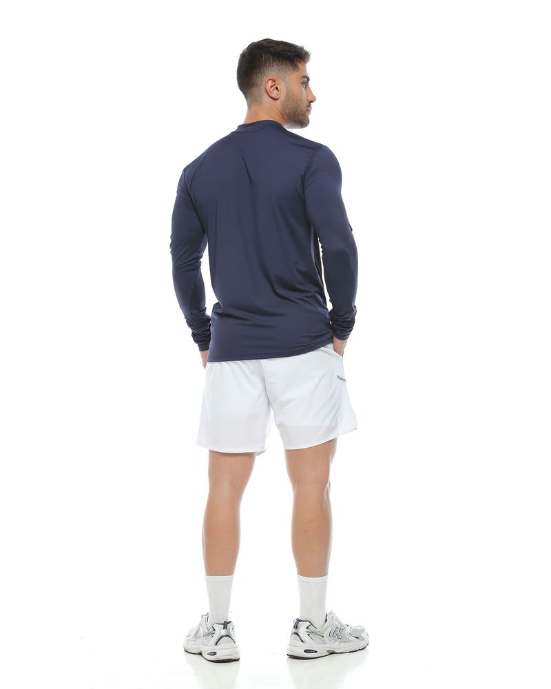 Camibuzo Protección Uv, Color Azul Profundo Para Hombre