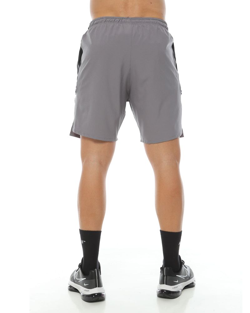 Pantaloneta-Deportiva-Color-Gris-Negro-Para-Hombre-