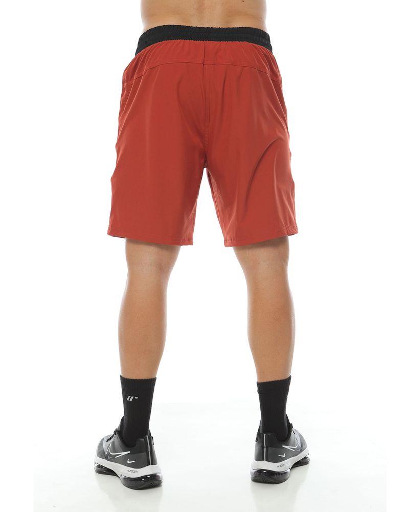 Pantaloneta Deportiva, Color Ladrillo Para Hombre