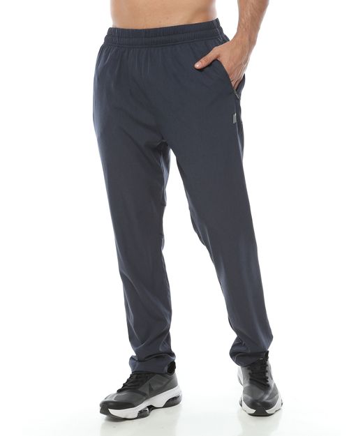 Pantalón Deportivo, Color Gris Oscuro Jaspe Para Hombre