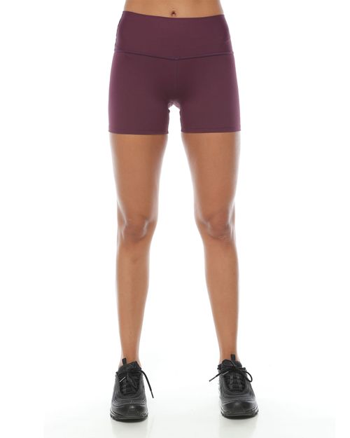 Short Deportivo, Color Uva Para Mujer