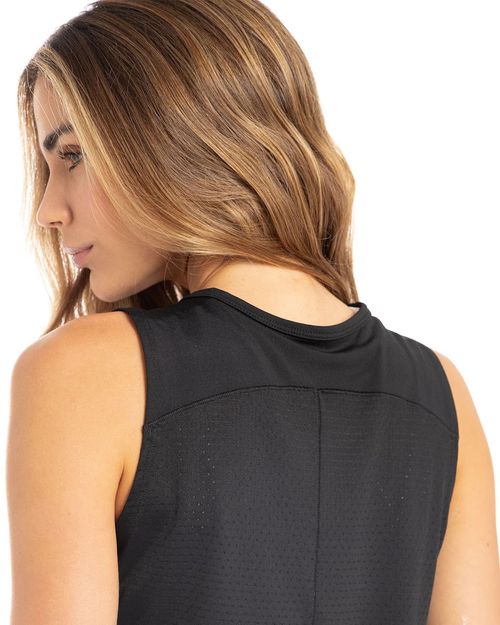 Esqueleto Con Cortes En Malla, Color Negro Para Mujer