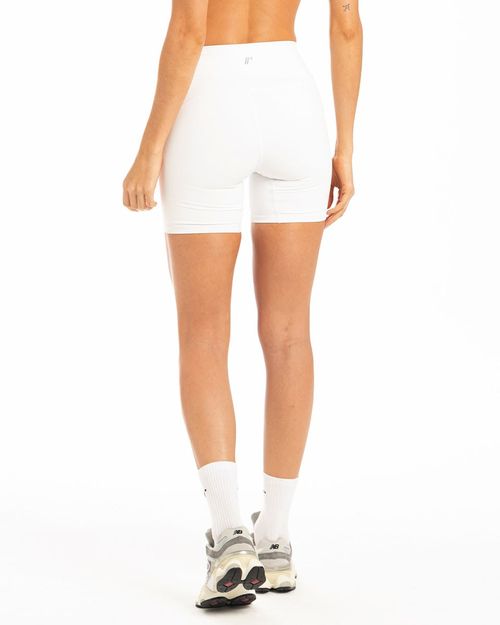 Licra corta para mujer Con Pretina Anatómica,  Color Blanco