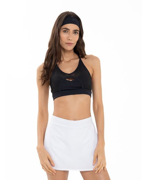 Top Cortes En Transparencia, Color Negro Para Mujer