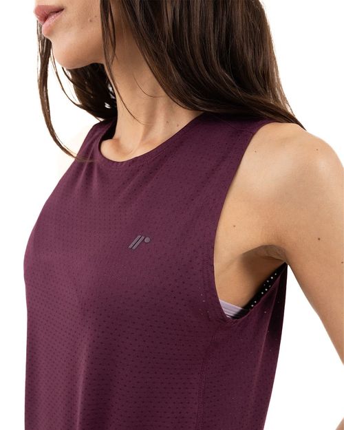 Esqueleto En Malla, Color Uva Para Mujer