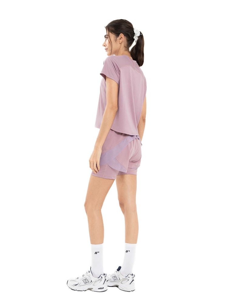 Short-Running-Deportivo-Color-Mora-Para-Mujer-