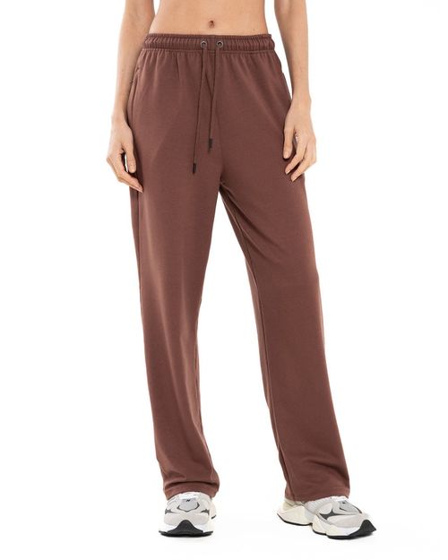 Pantalón Bota Recta, Color Chocolate Para Mujer