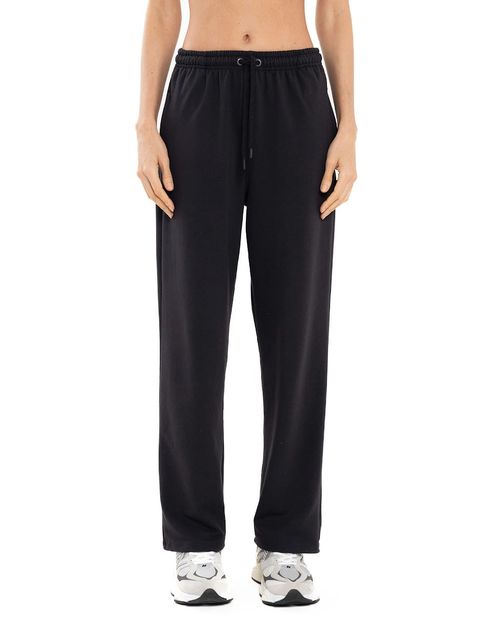 Pantalón Bota Recta, Color Negro Para Mujer