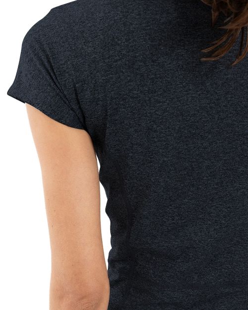 Camiseta Ajustada, Color Gris Jaspe Para Mujer