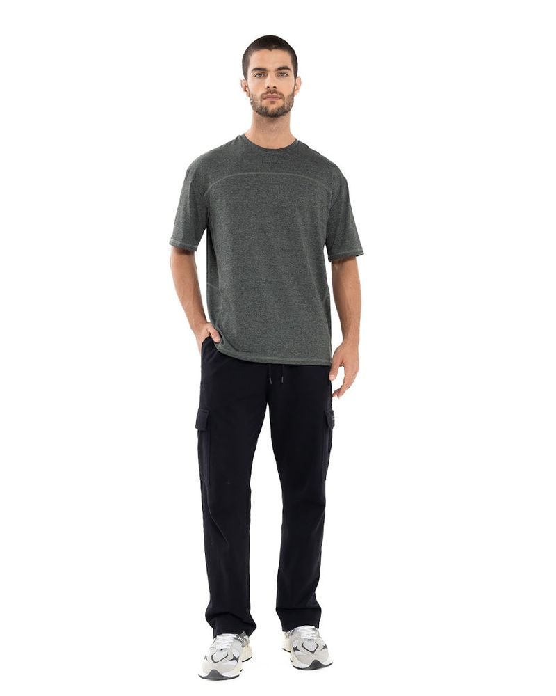 Camiseta-Oversize-Color-Verde-Jaspe-Para-Hombre-
