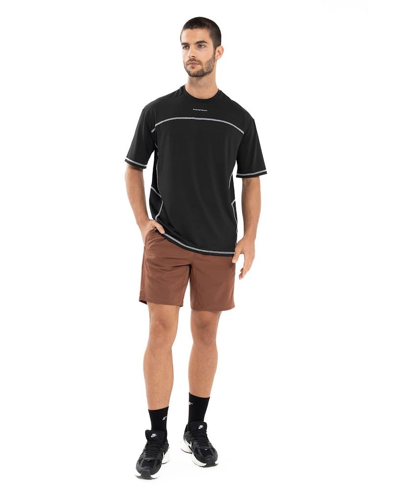 Pantaloneta-Deportiva-Color-Chocolate-Para-Hombre-