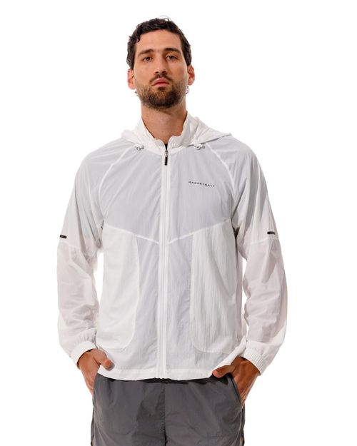 Chaqueta Rompevientos, Color Blanco Para Hombre