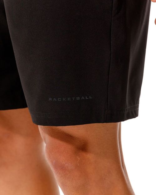 Pantaloneta Con Apliques Irisdiscentes, Color Negro Para Hombre