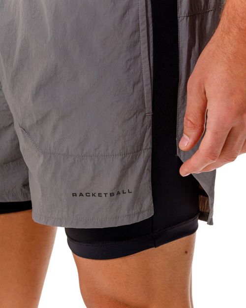 Pantaloneta Running, Color Gris Para Hombre