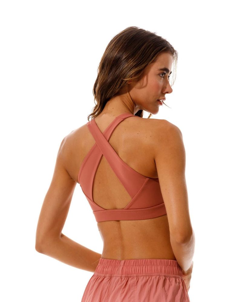 Top-Con-Tiras-Cruzadas-Color-Rosa-Oscuro-Para-Mujer-