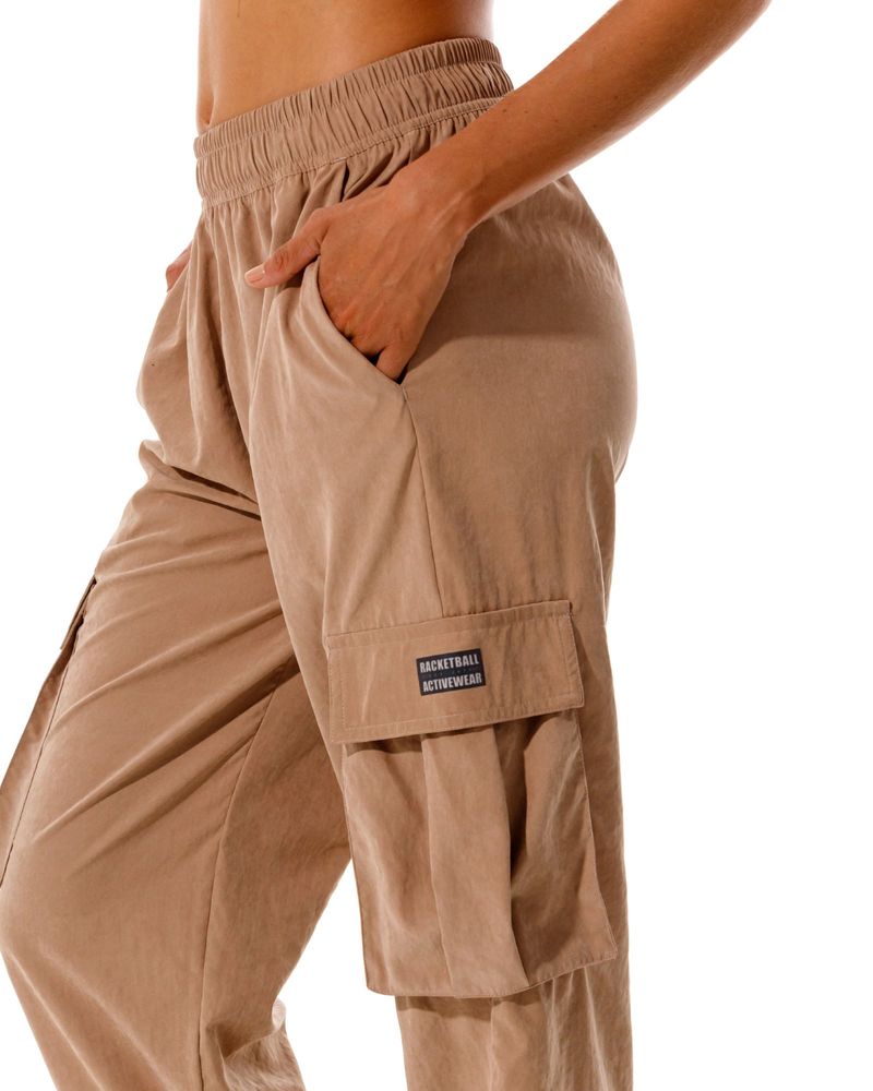 Jogger Cargo Con Bota Ajustable, Color Taupe Unisex