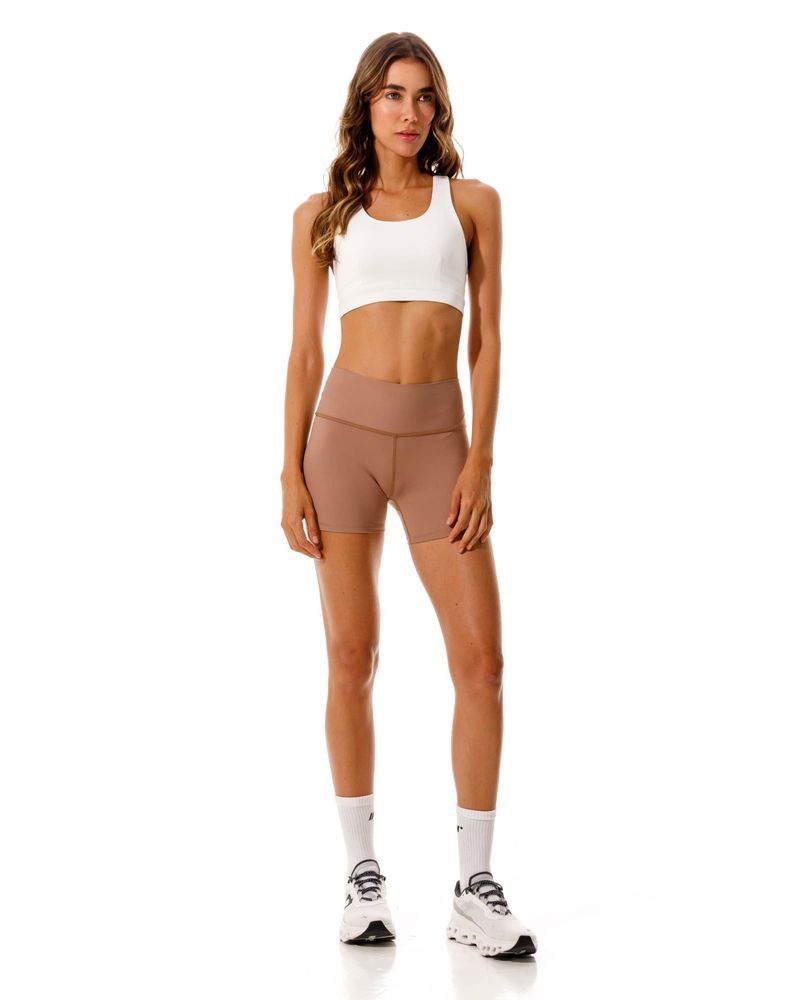 Short Deportivo, Color Taupe Para Mujer