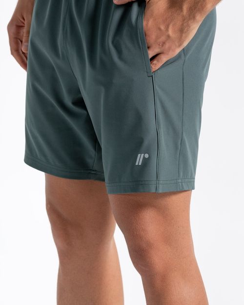Pantaloneta Deportiva,  Color Verde  Para Hombre