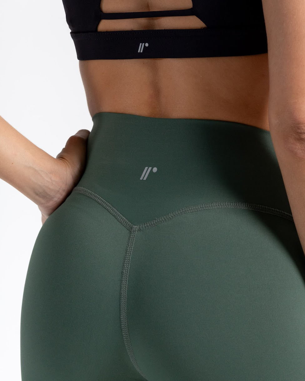 Licra Larga Esencial,  Color Verde Laurel Para Mujer