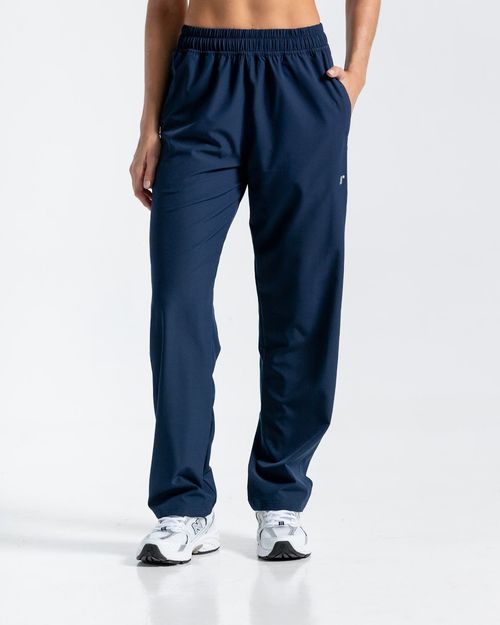 Pantalón Bota Recta,  Color Azul Oscuro  Para Mujer