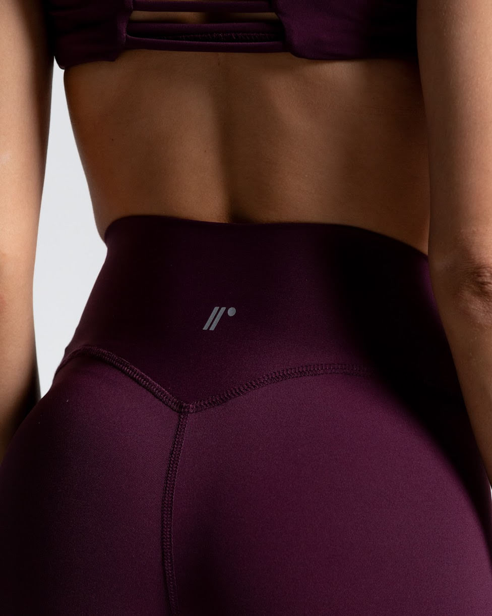 Short Biker Esencial,  Color Uva  Para Mujer