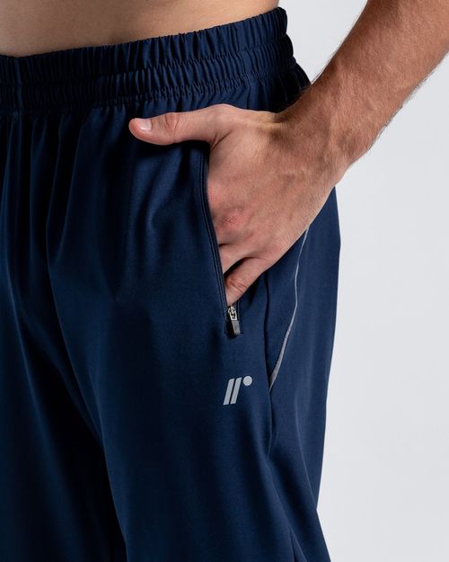 Pantalón Deportivo,  Color Azul Oscuro Jaspe  Para Hombre