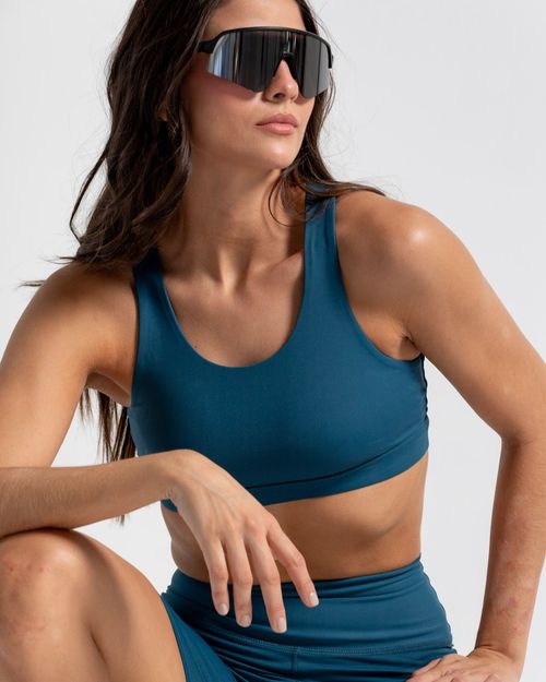 Top Esencial Sesgos,  Color Petroleo Para Mujer