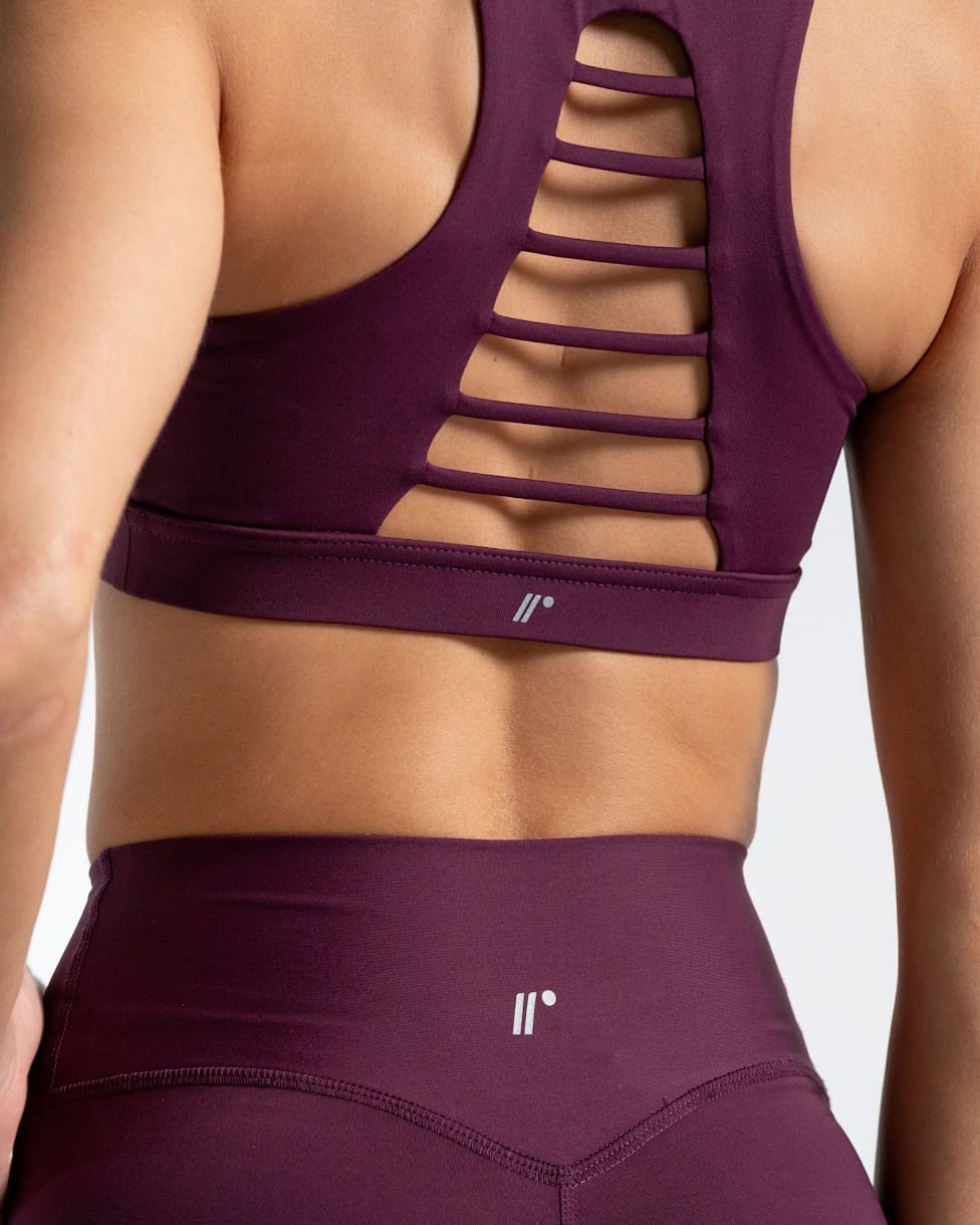 Top Esencial Sesgos,  Color Uva  Para Mujer