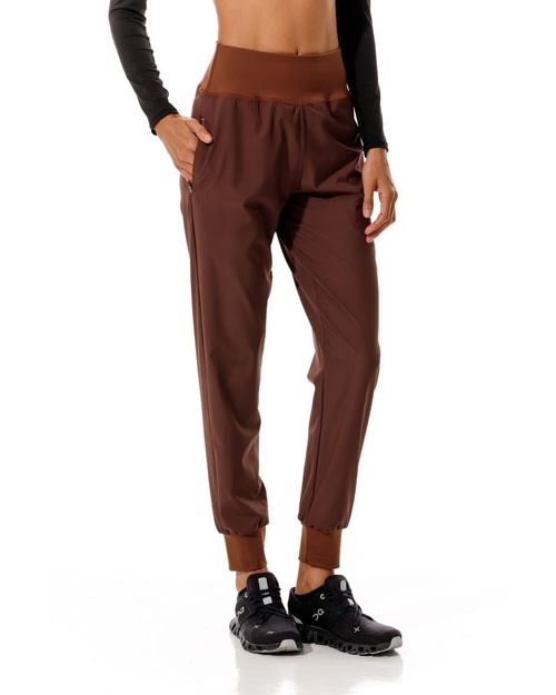 Pantalón Deportivo,  Color Chocolate  Para Mujer