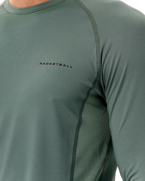 Camibuzo Protección Uv,  Color Verde  Para Hombre
