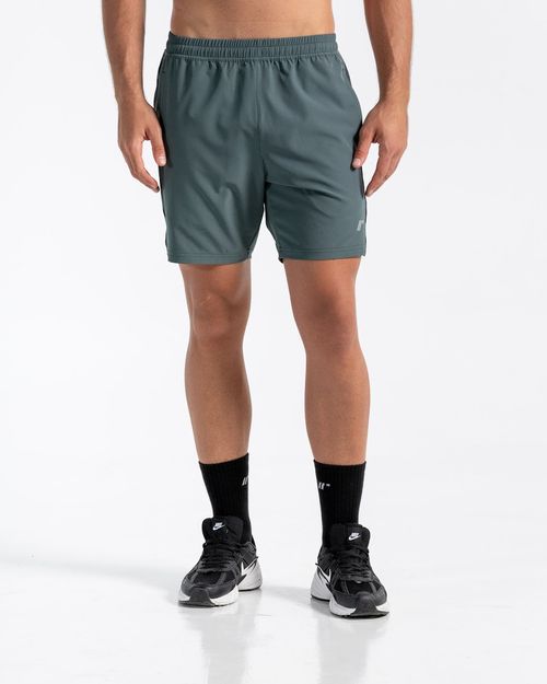 Pantaloneta Deportiva,  Color Verde  Para Hombre