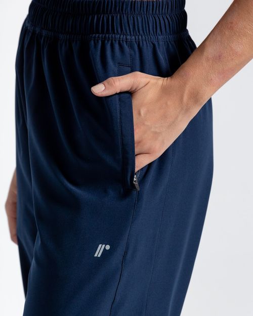 Pantalón Bota Recta,  Color Azul Oscuro  Para Mujer